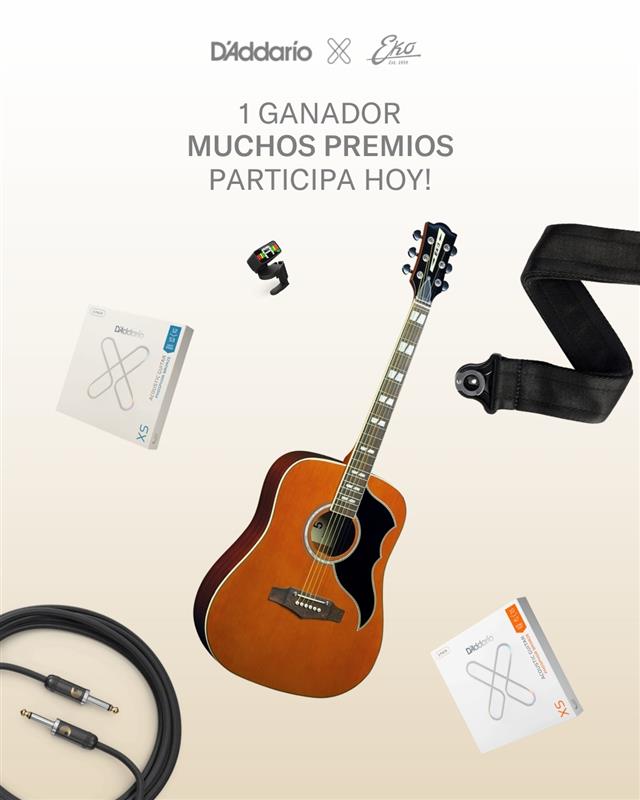 Sorteo D'Addario & Eko Guitars